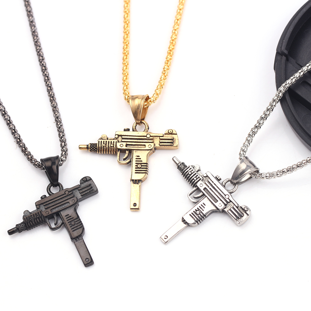 Jewelry Making Workshops - Collar con Colgante de Pistola Uzi