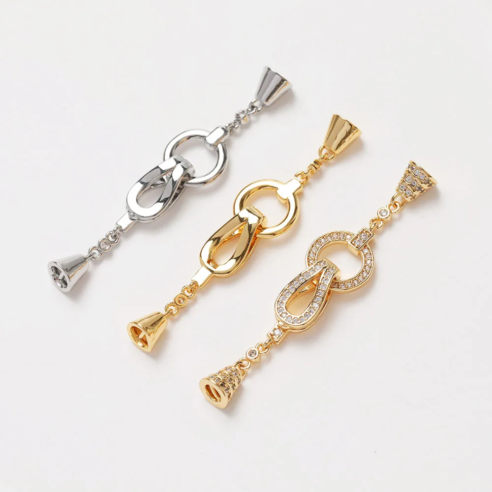 Jewelry Making Hand Tools - 1 Uds Cz Pave collar conectores