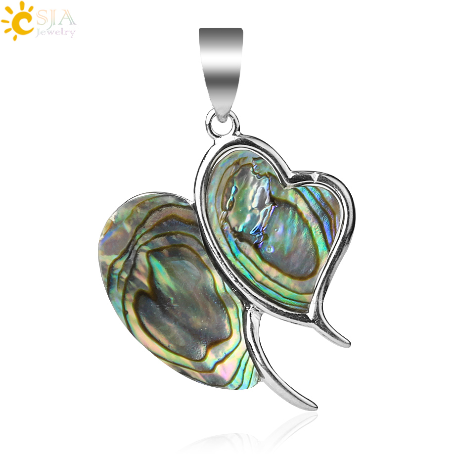 Jewelry Making New Zealand - CSJA-colgantes de doble Corazón de Nueva