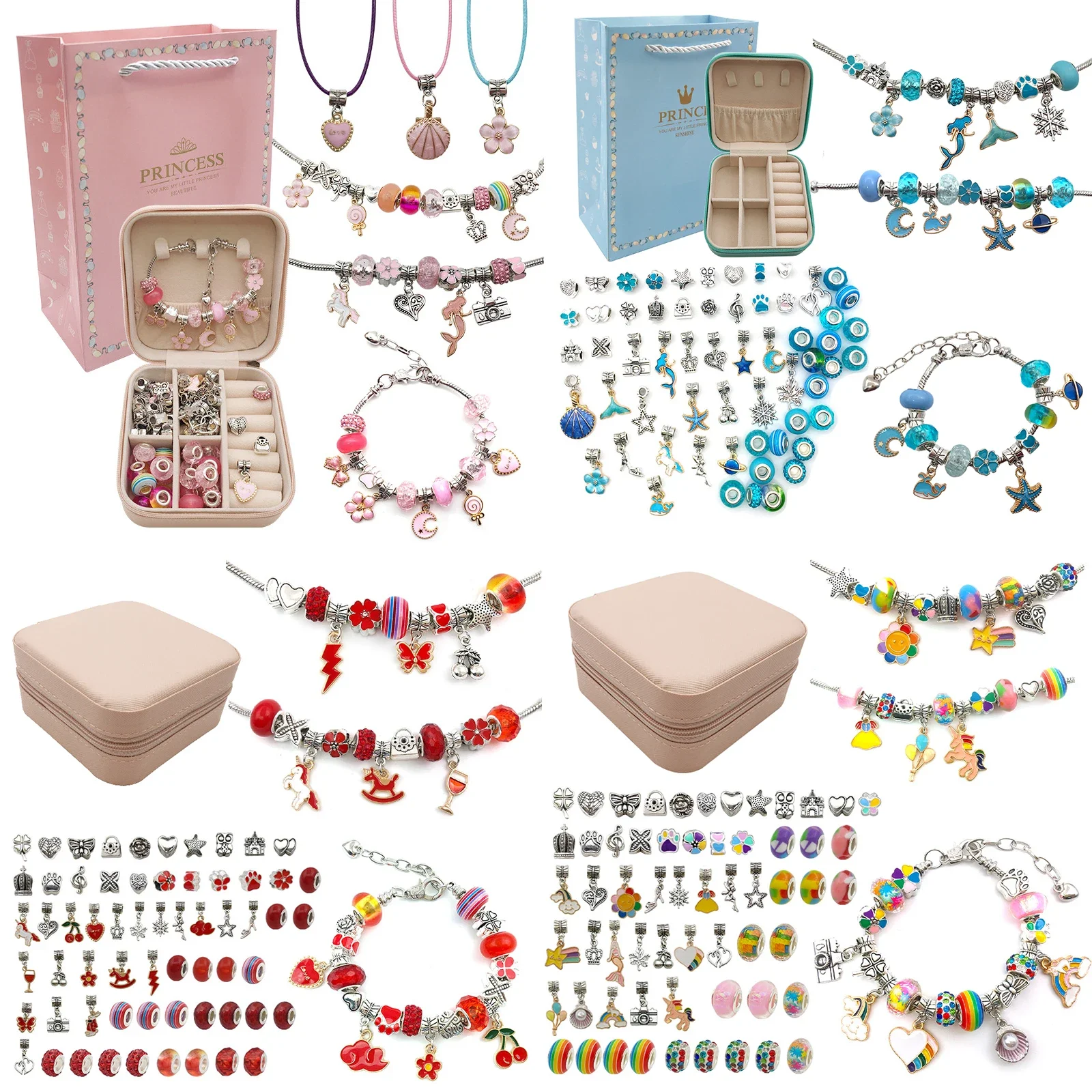 Jewelry Making Kit For Kids - Kit DE FABRICACIÓN de pulseras con