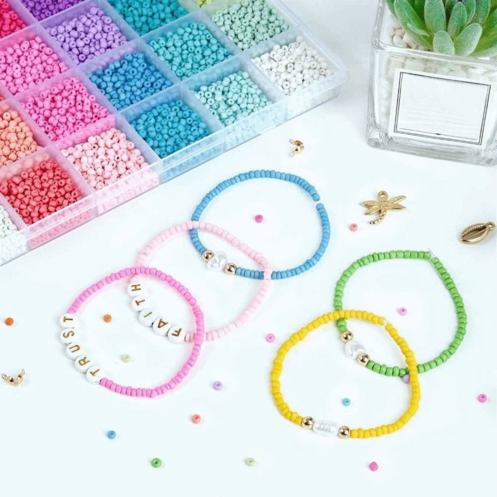 Jewelry Making Kit For Kids - Kit de 28+2 Compartimentos para Hacer