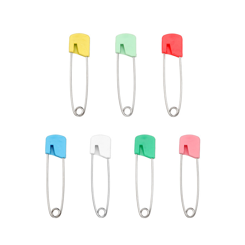 Head Pin Assorted - Alfileres de seguridad para bebés, acero