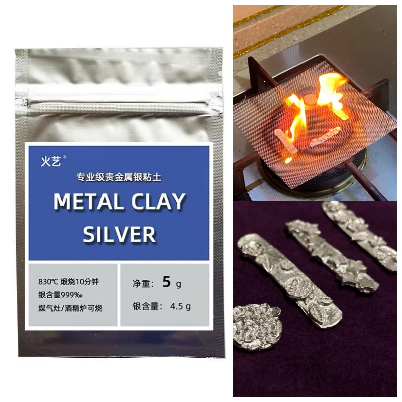 Jewelry Making For Couples - Arcilla de Plata Pura para Joyería