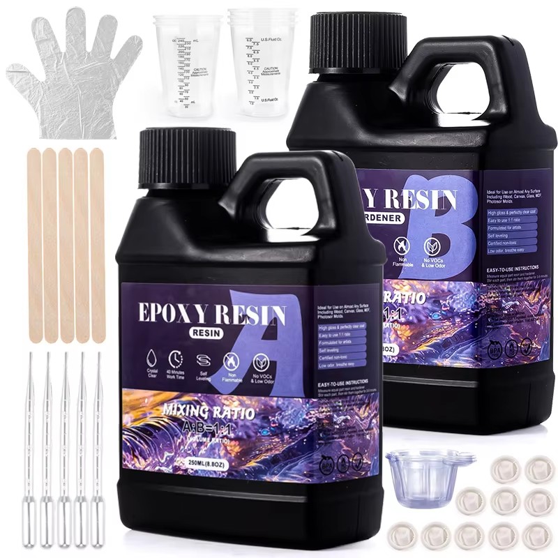 Jewelry Making Uv Resin Kit - Kit de resina Epoxy 1:1 Easy