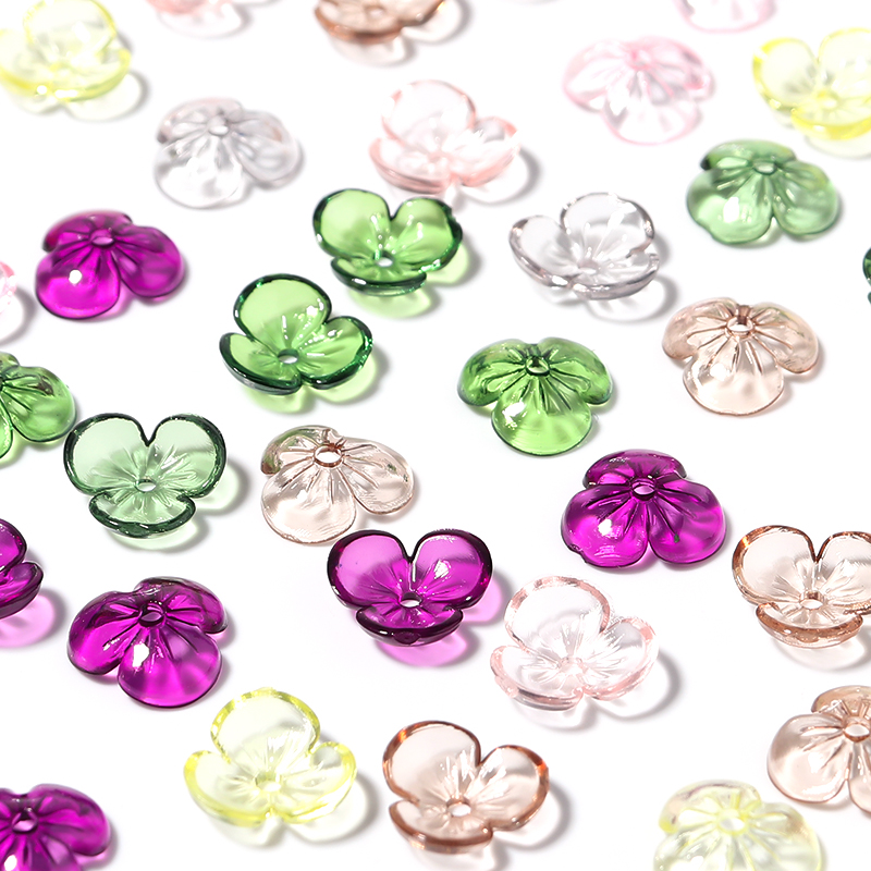 Jewelry Making With Resin - 20 unids/lote de cuentas de pétalos