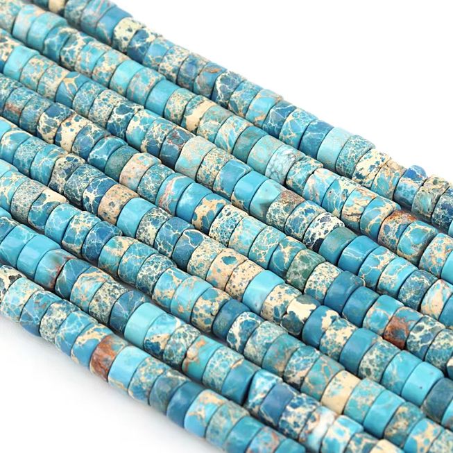 Jewelry Making Stones - Cuentas de turquesa natural Emperor Stone,
