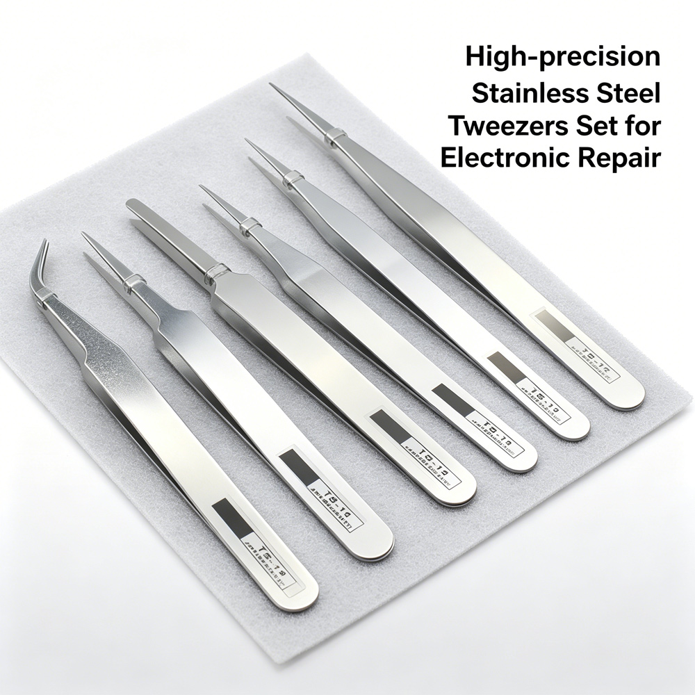 Jewelry Making Hand Tools - Kit de pinzas antimagnéticas de acero