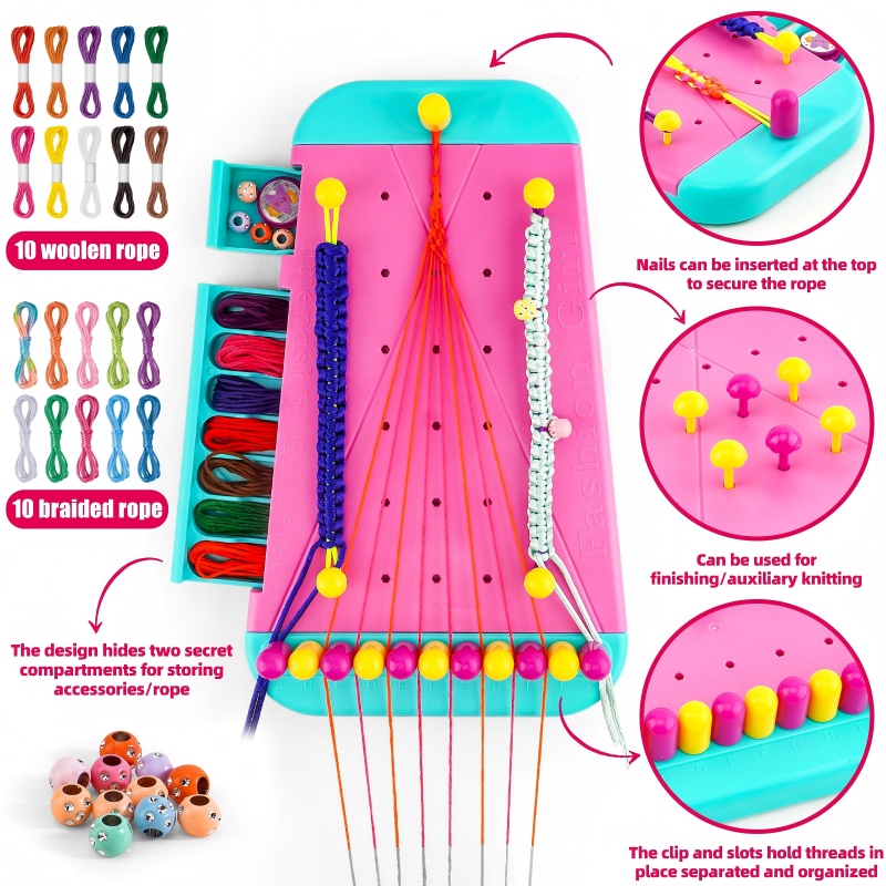 Jewelry Making Kit For Kids - Kit para hacer joyas y pulseras