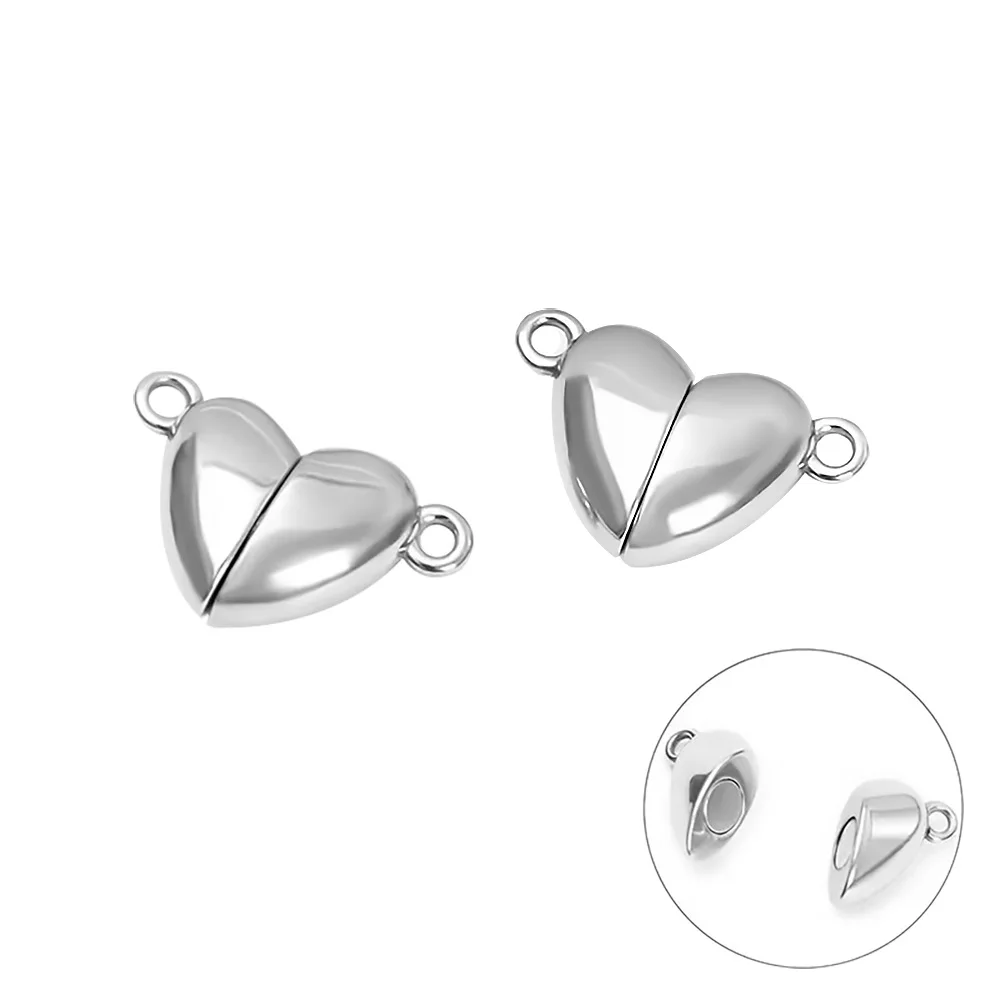 Jewelry Making For Couples - Cierres magnéticos conectados de corazón de