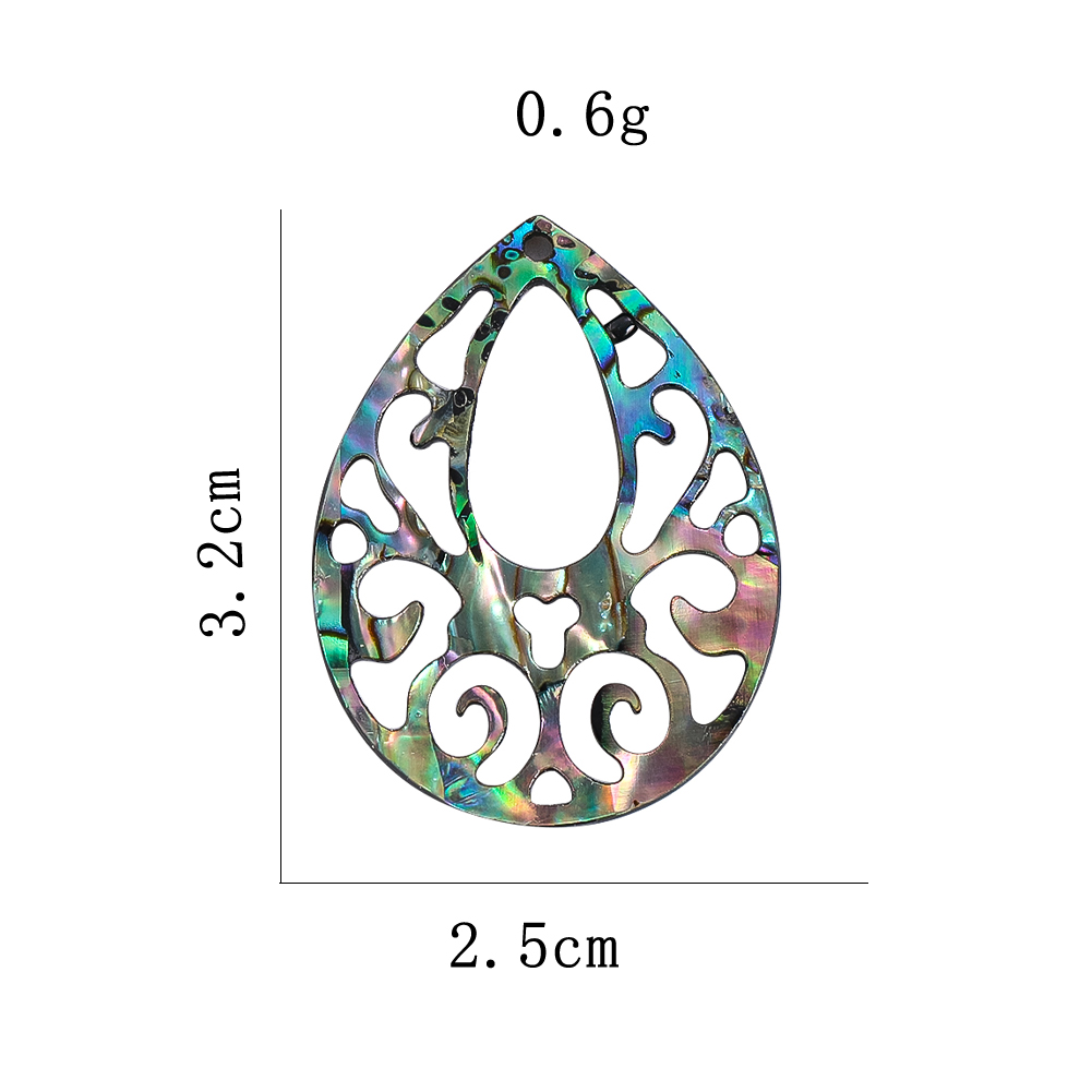 Colgante de Concha de Abulón N - Jewelry Making New Zealand reseña y precio