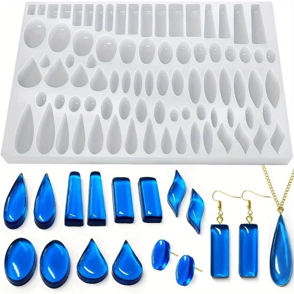 Molde de silicona para pendien - Jewelry Making Uv Resin Kit reseña y precio
