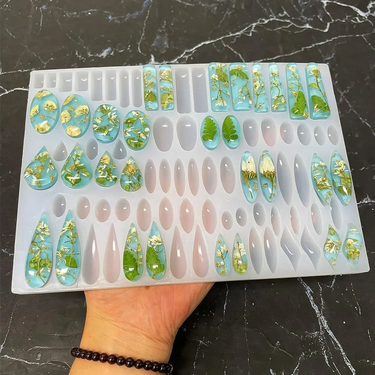 Molde de silicona para pendien - Jewelry Making Uv Resin Kit reseña y precio