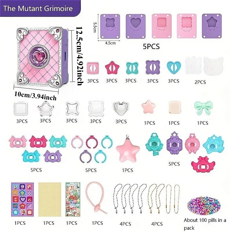 Kit de hacer pegatinas 3D, máq - Jewelry Making Kit For Kids reseña y precio