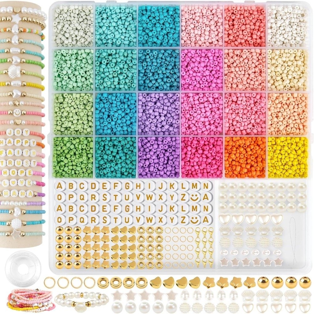 Kit de 28+2 Compartimentos par - Jewelry Making Kit For Kids reseña y precio