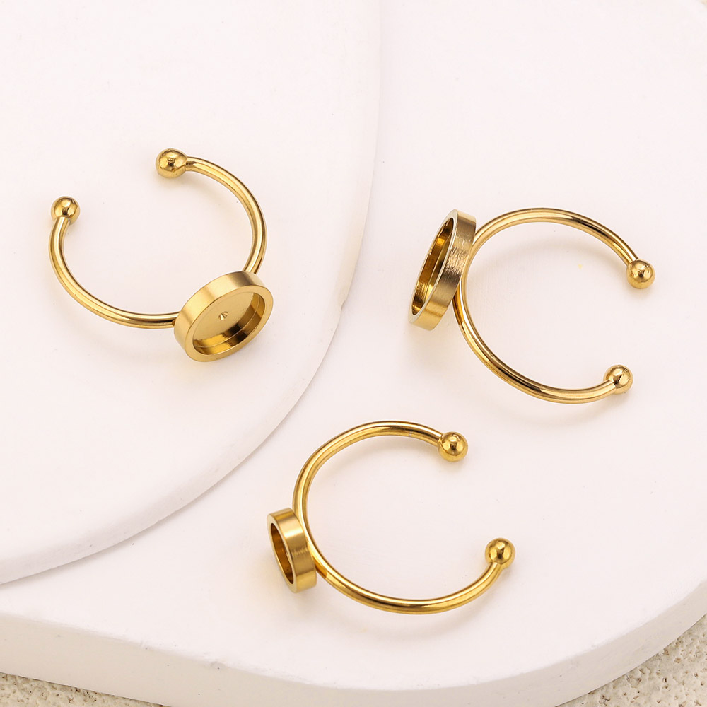 10 piezas de acero inoxidable, - Jewelry Making Stones reseña y precio