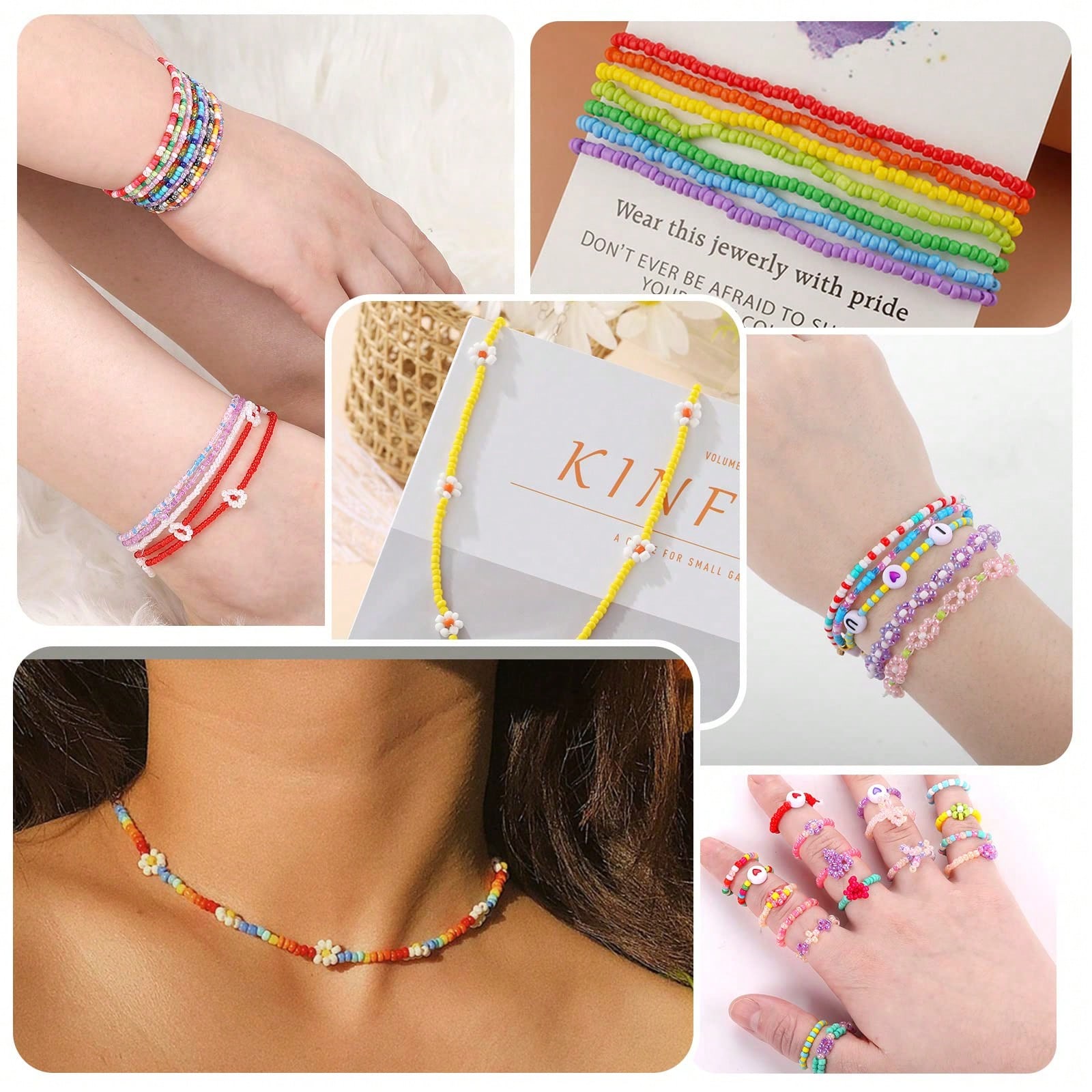 5760 piezas, caja de 24 compar - Jewelry Making Kit For Kids reseña y precio