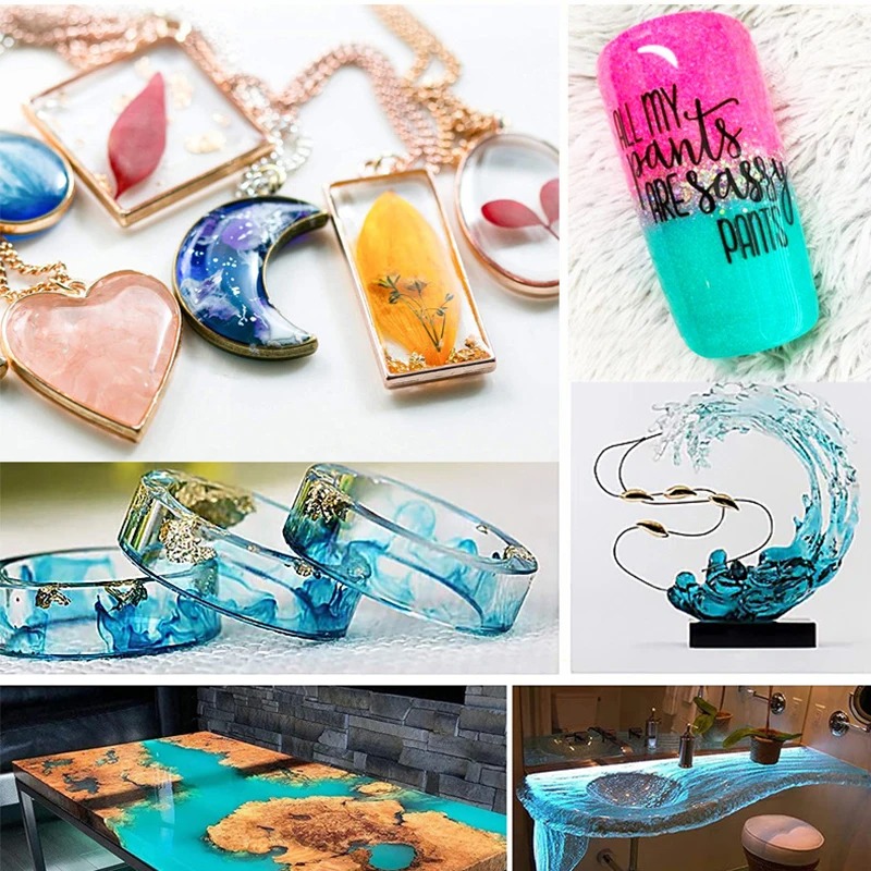 Kits de pigmentos de resina ep - Jewelry Making Uv Resin Kit reseña y precio