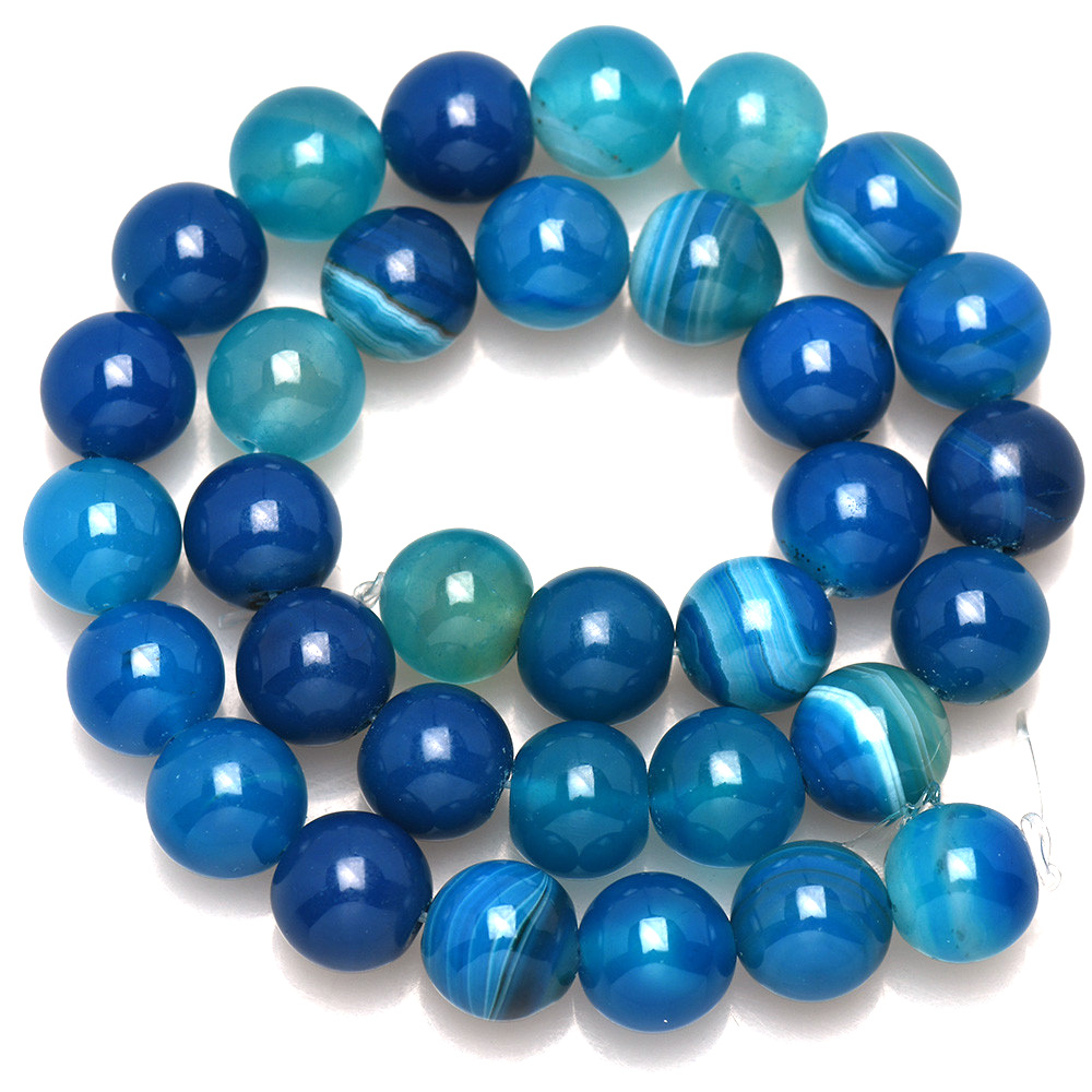 Ágatas de encaje azul con band - Jewelry Making Stones reseña y precio