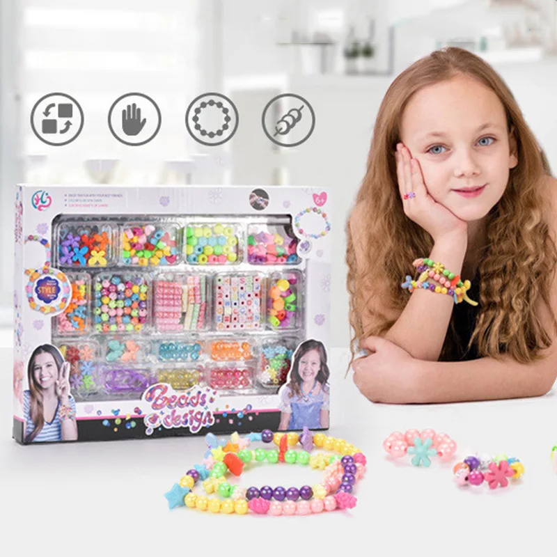 Juego de cuentas DIY para niña - Jewelry Making Kit For Kids reseña y precio