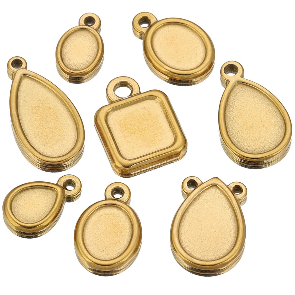 5 piezas de acero inoxidable,  - Jewelry Making With Resin reseña y precio