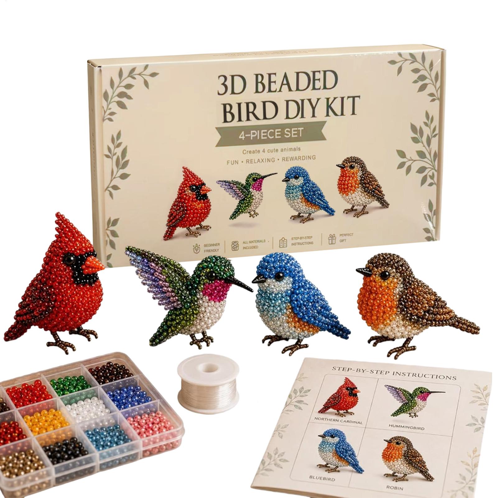 Kit de Animales 3D con Cuentas - Jewelry Making Kit For Kids reseña y precio
