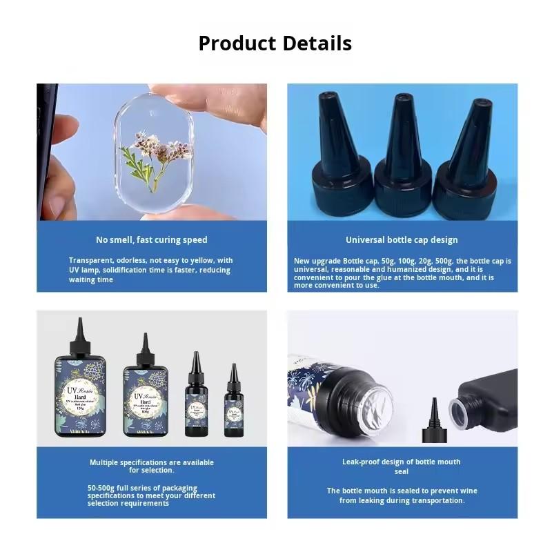 Resina UV Transparente de Alta - Jewelry Making Uv Resin Kit reseña y precio