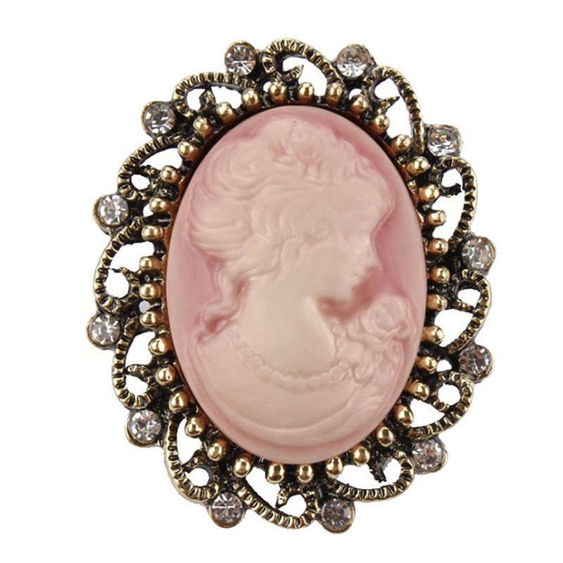 Vintage reina Cameo de belleza - Head Pin Assorted reseña y precio