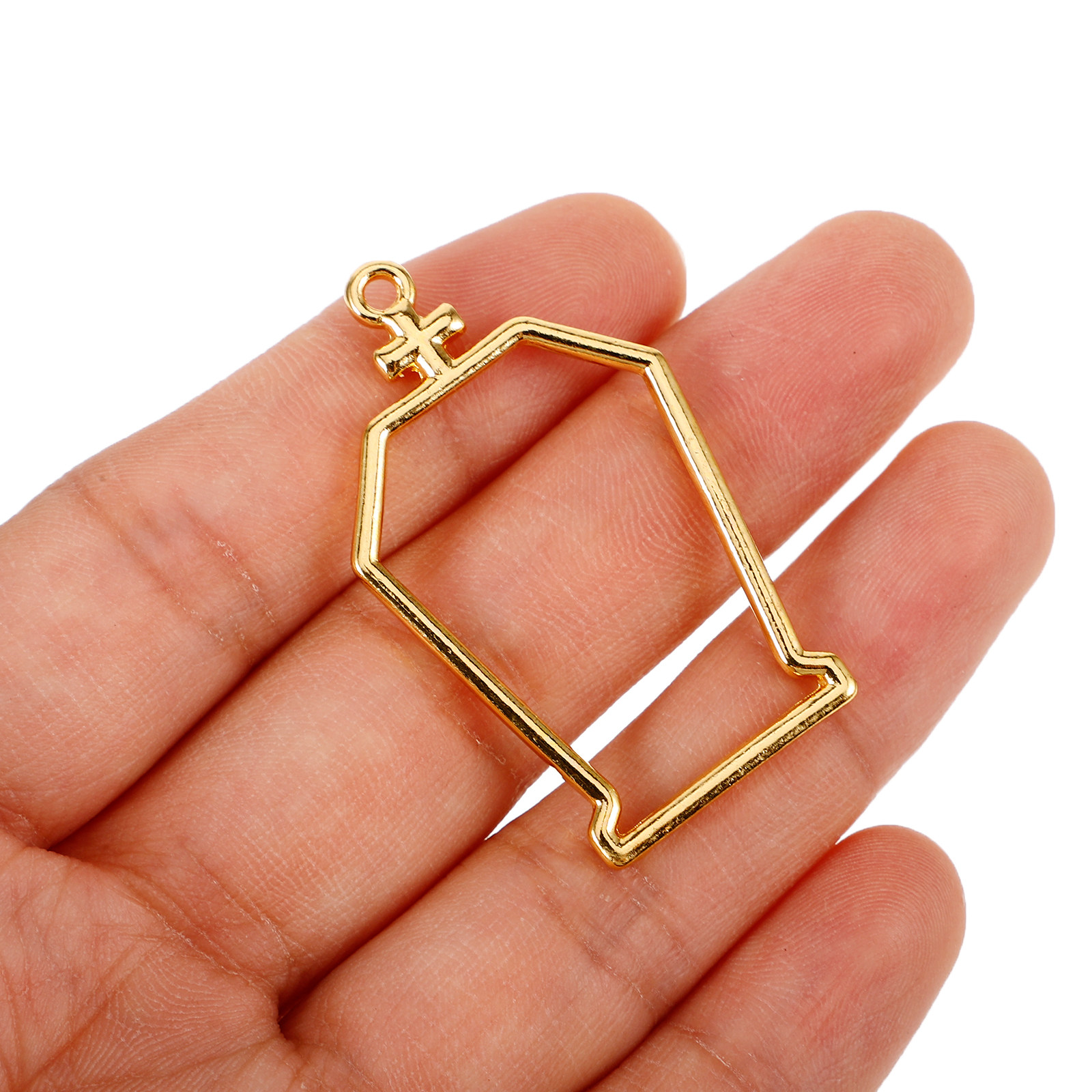 10 piezas de dijes de metal co - Jewelry Making With Resin reseña y precio