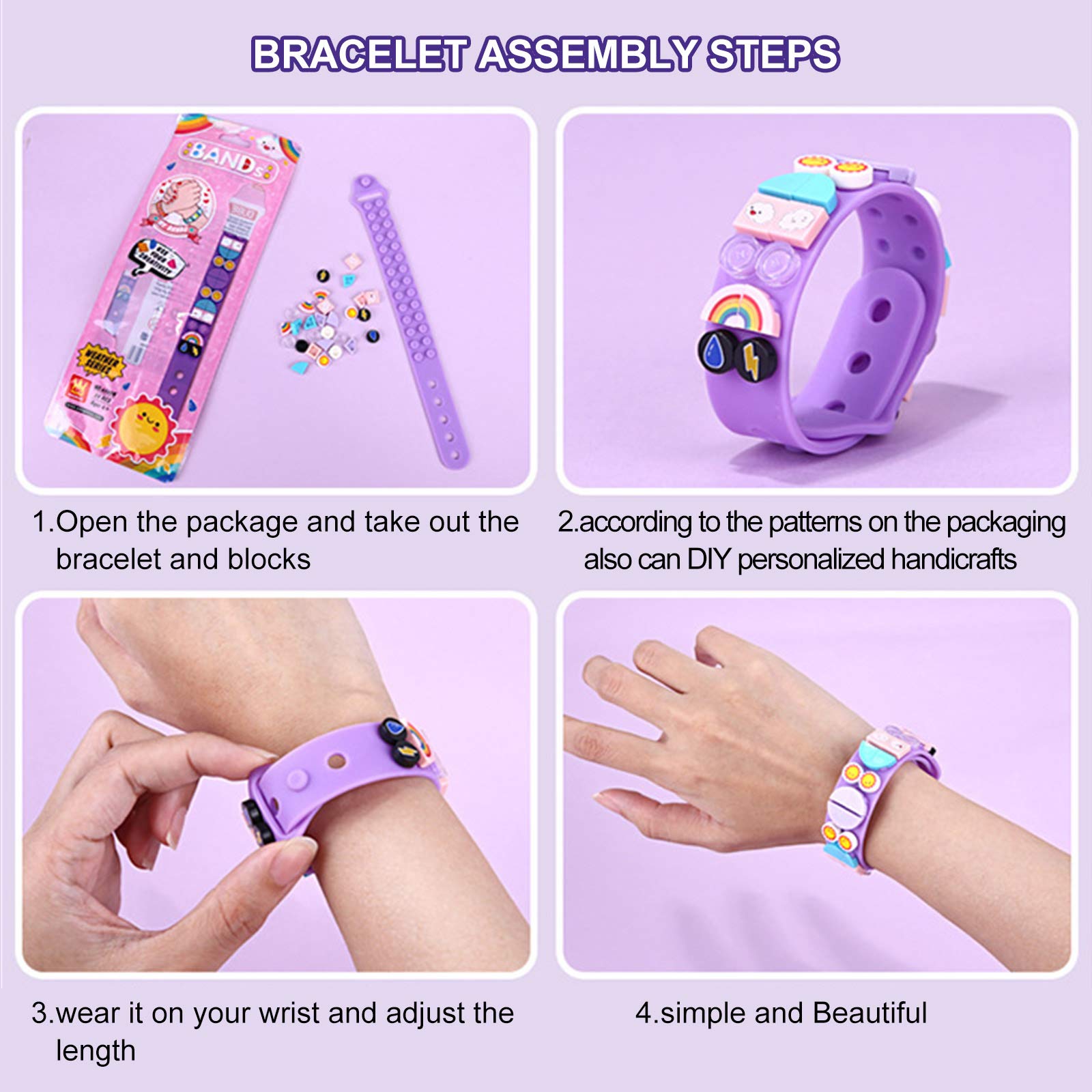 Juego de 6 piezas de bloques d - Jewelry Making Kit For Kids reseña y precio