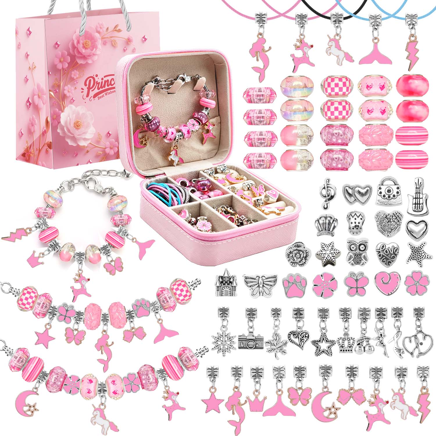 Juego de 68 piezas de joyería  - Jewelry Making With Resin reseña y precio