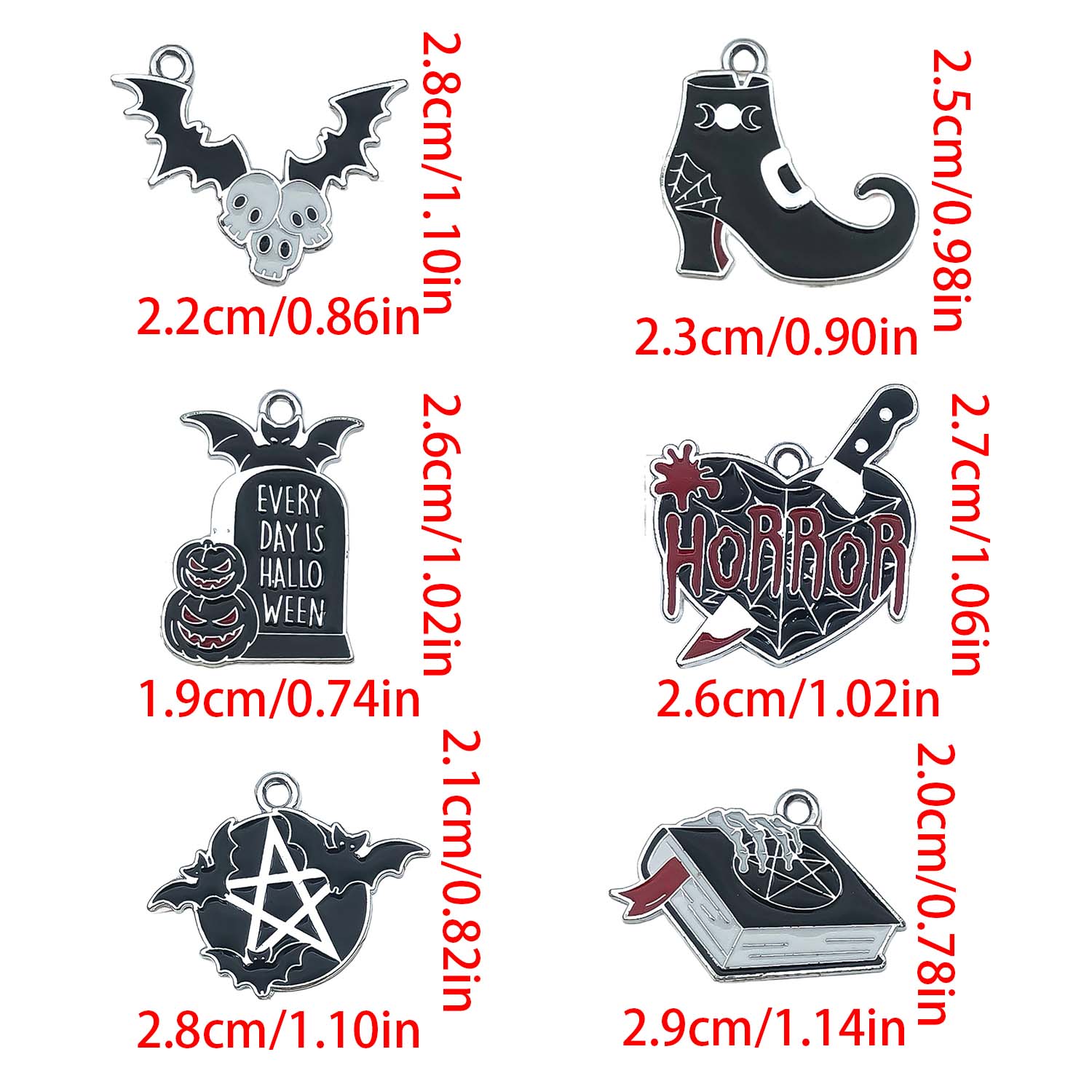 Dijes de decoración de Hallowe - Jewelry Making Guide Book reseña y precio