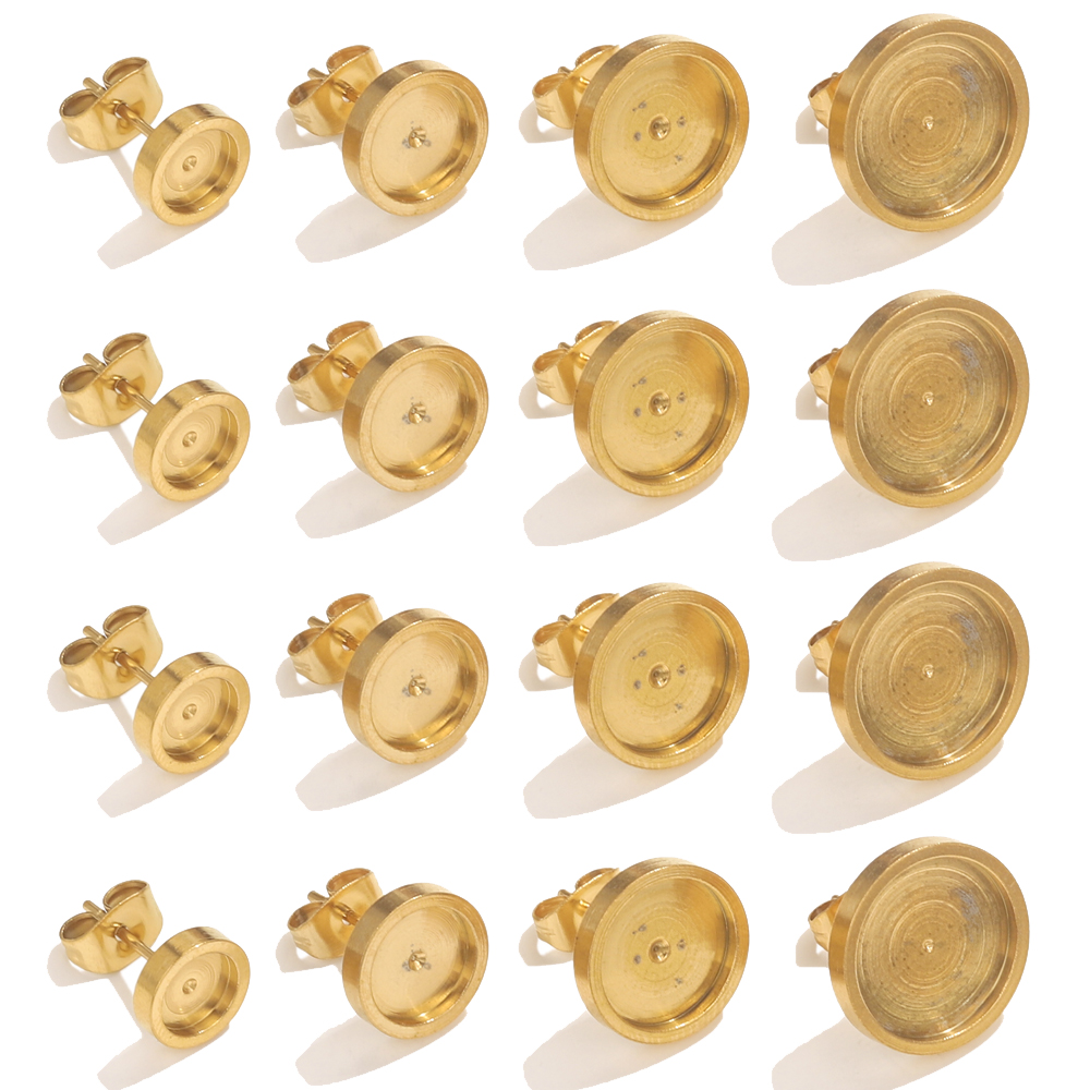 10 Uds. De pendientes dorados  - Jewelry Making With Resin reseña y precio