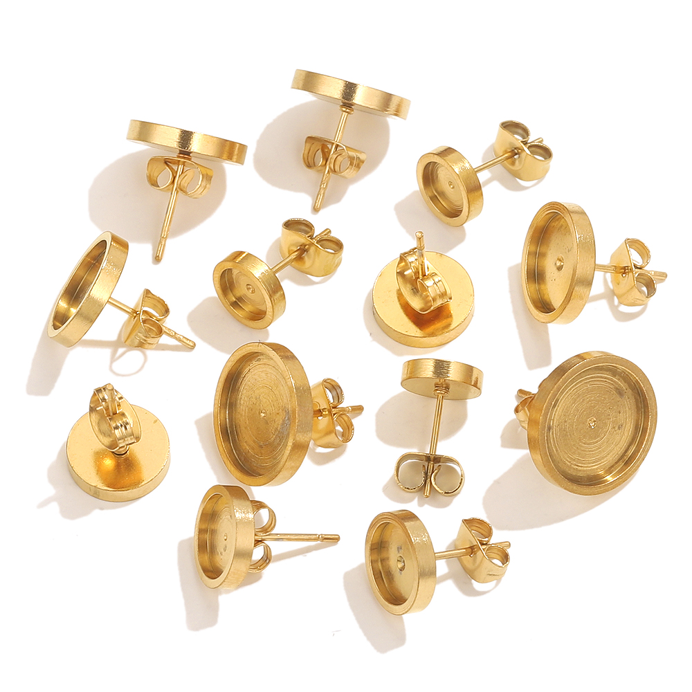 10 Uds. De pendientes dorados  - Jewelry Making With Resin reseña y precio