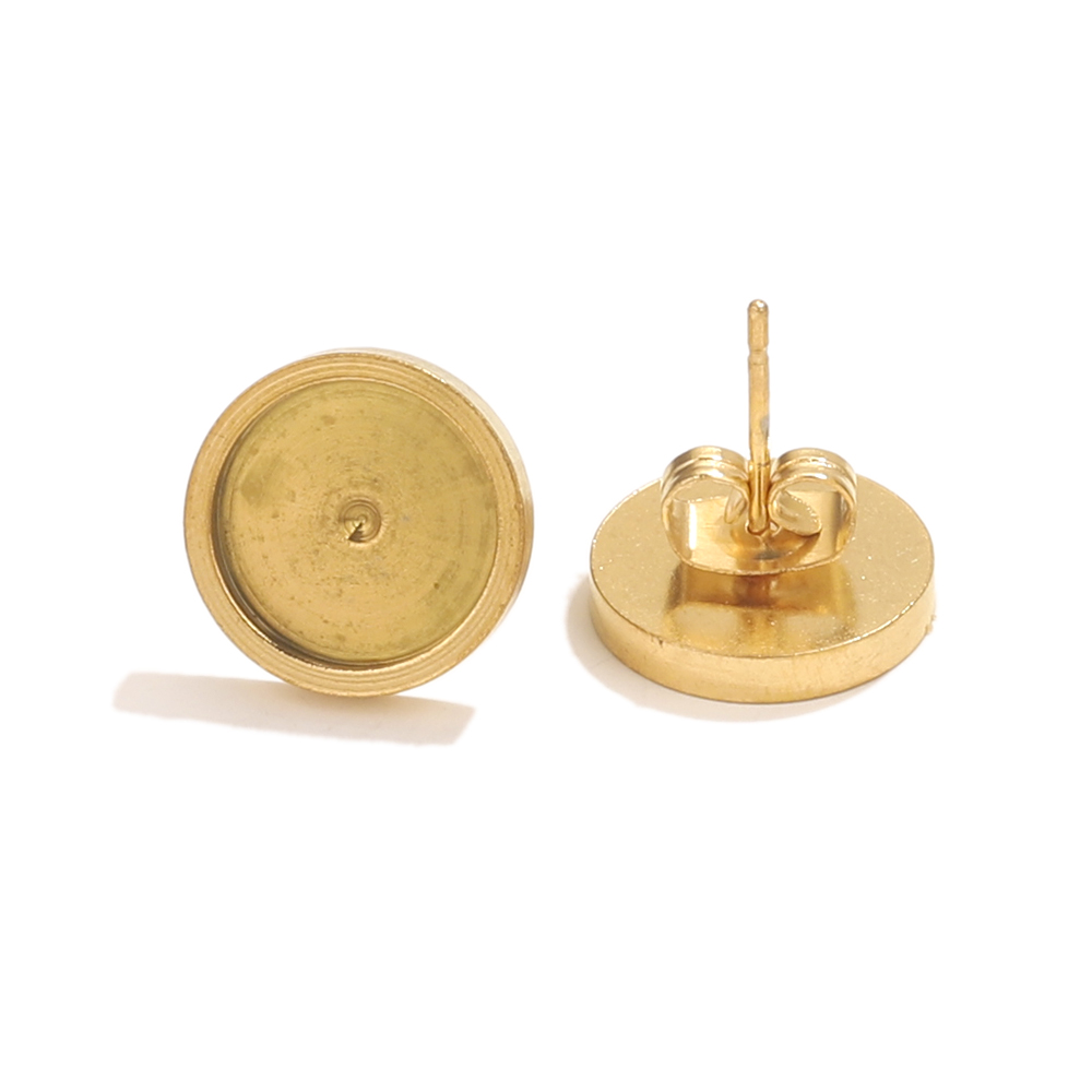 10 Uds. De pendientes dorados  - Jewelry Making With Resin reseña y precio
