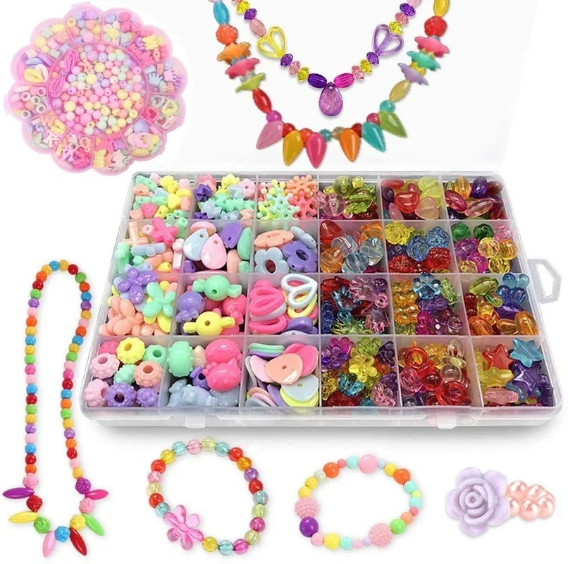 Juego de cuentas DIY para niña - Jewelry Making Kit For Kids reseña y precio